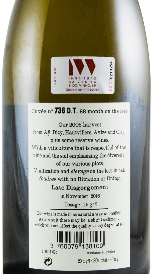 Champagne Jacquesson Cuvée 736 Degorgement Tardive