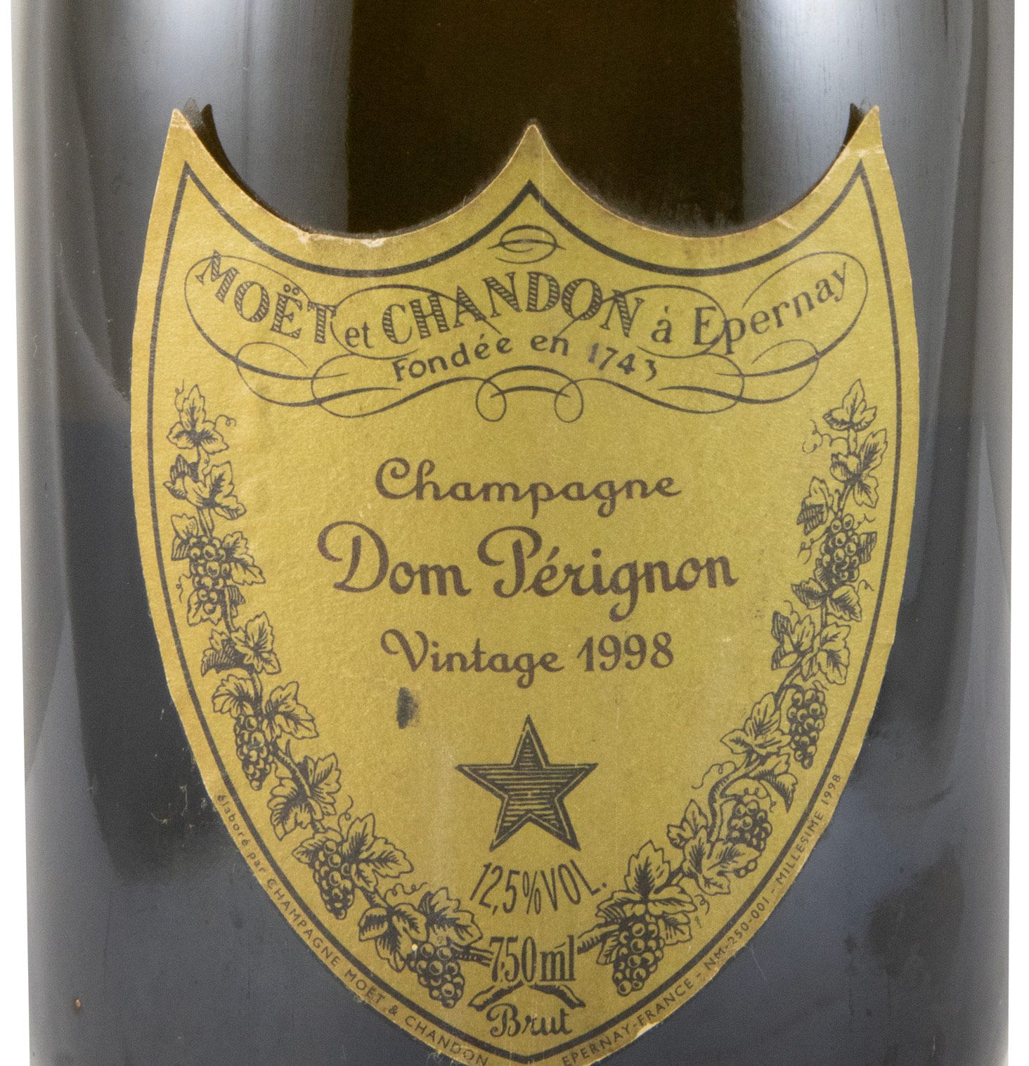 1998 Champagne Dom Pérignon Bruto