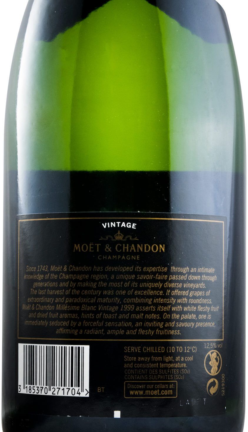 1999 Champagne Moët & Chandon Millésime Brut
