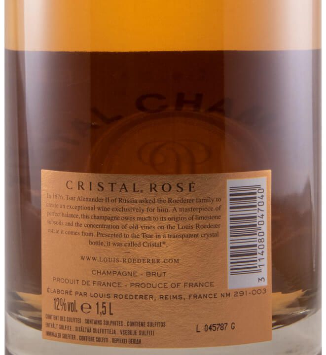 2009 Champagne Louis Roederer Cristal Bruto rosé 1,5L