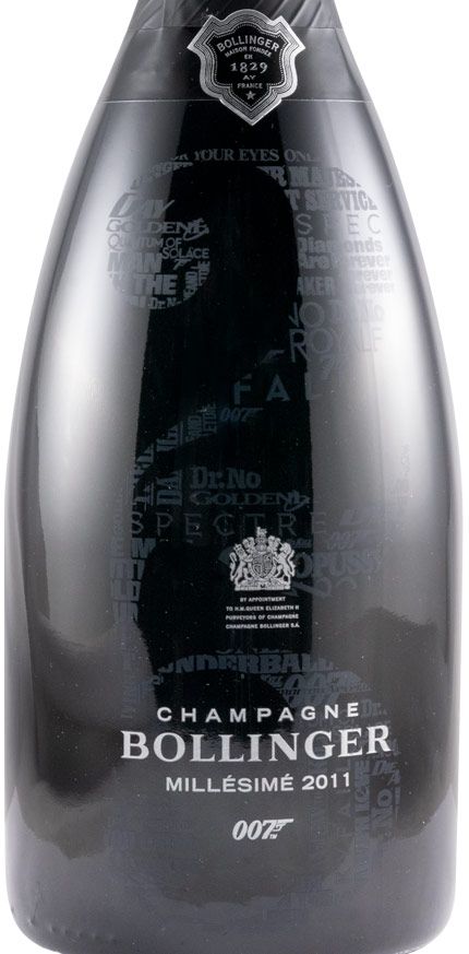 2011 Champagne Bollinger Bond 007 No Time To Die Millésime