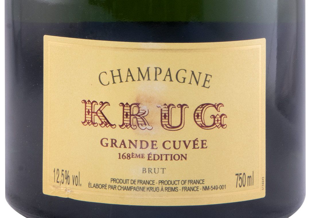 Champagne Krug 168ème Édition Grand Cuvée Bruto