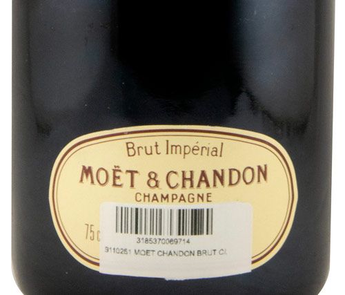 Champagne Moët & Chandon Brut w/2 Flutes (old bottle)