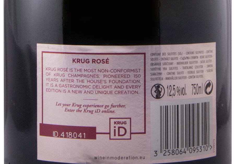 Champagne Krug 24ème Édition Bruto rosé