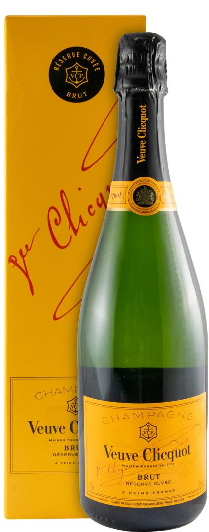 Champagne Veuve Clicquot Ponsardin Bruto c/Estojo
