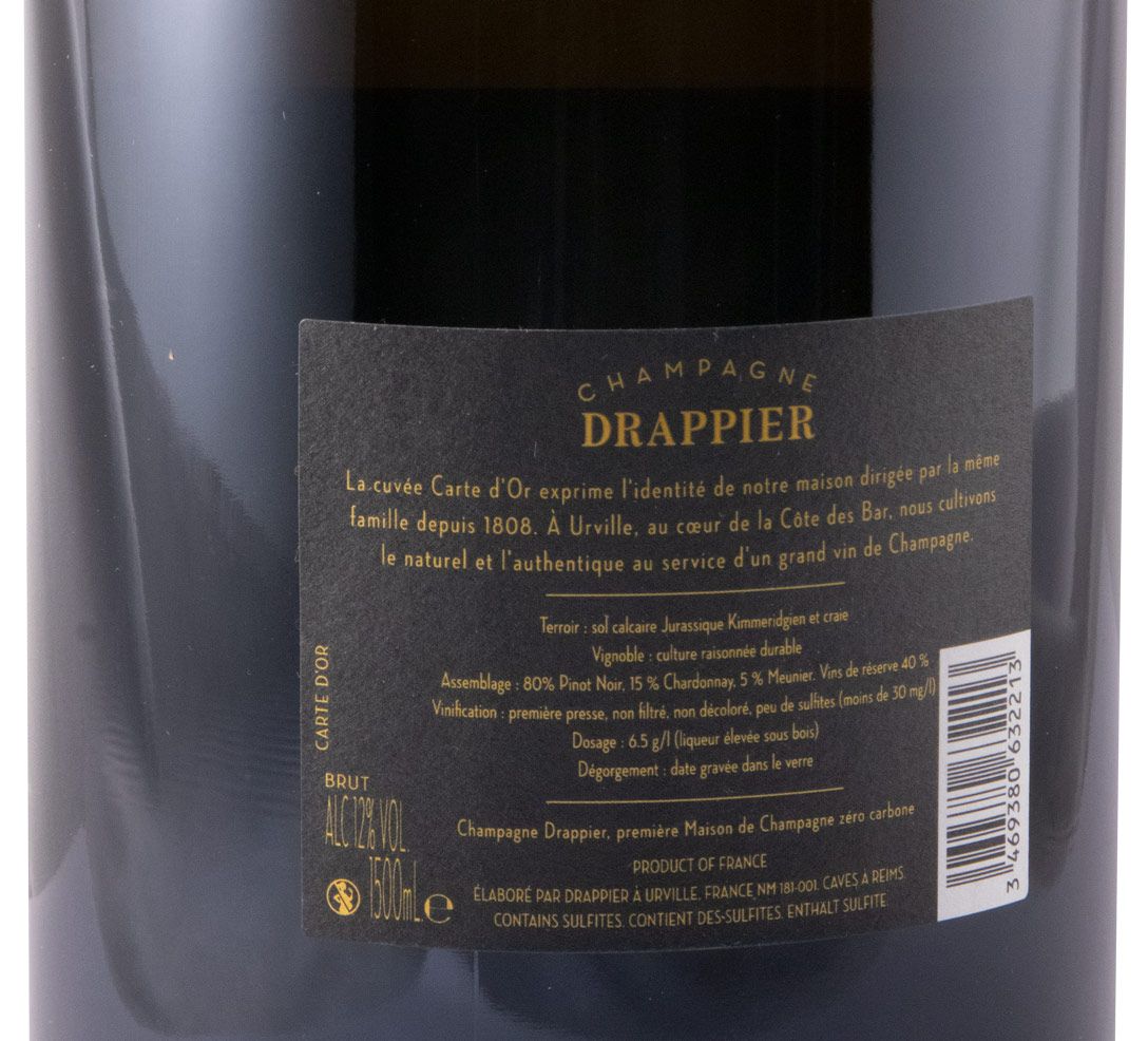 Champagne Drappier Carte d'Or Bruto 1,5L