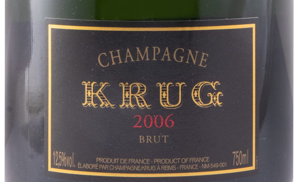 2006 Champagne Krug Vintage Brut w/Case