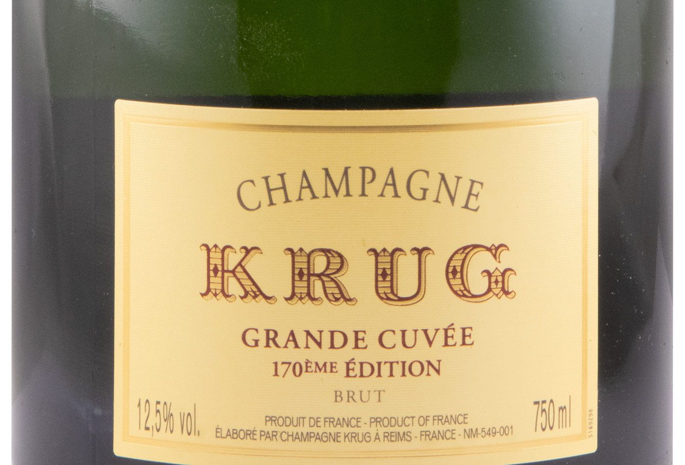 Champagne Krug 170ème Édition Grand Cuvée Bruto