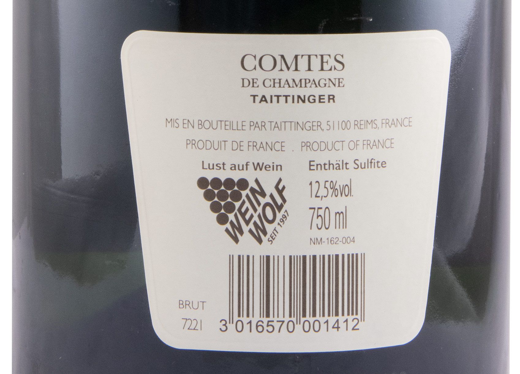 2011 Champagne Taittinger Comtes Blanc de Blancs Bruto
