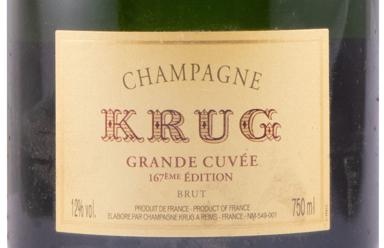 Champagne Krug Grand Cuvée 167ème Édition Bruto
