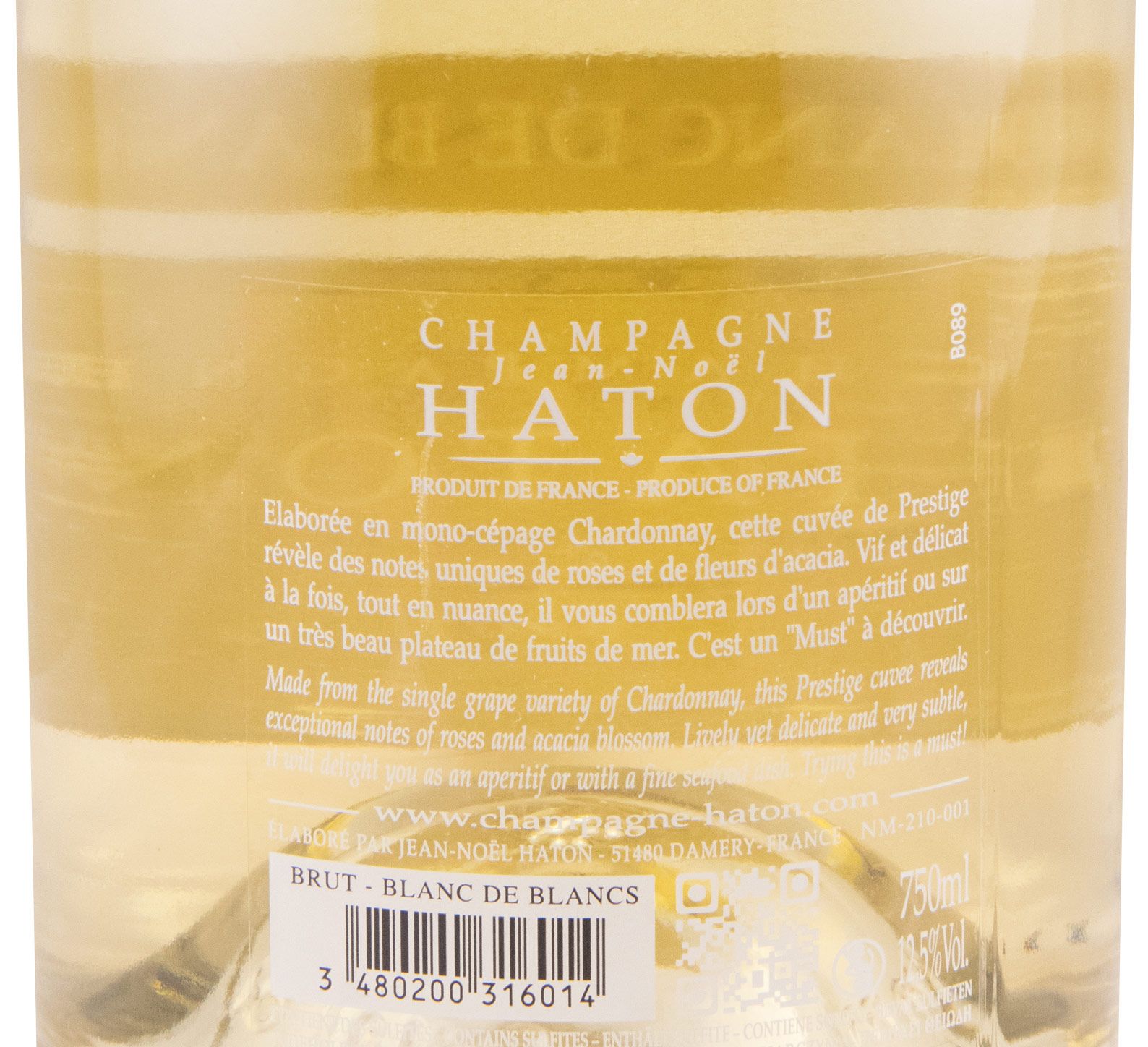 Champagne Haton Blanc de Blancs Bruto