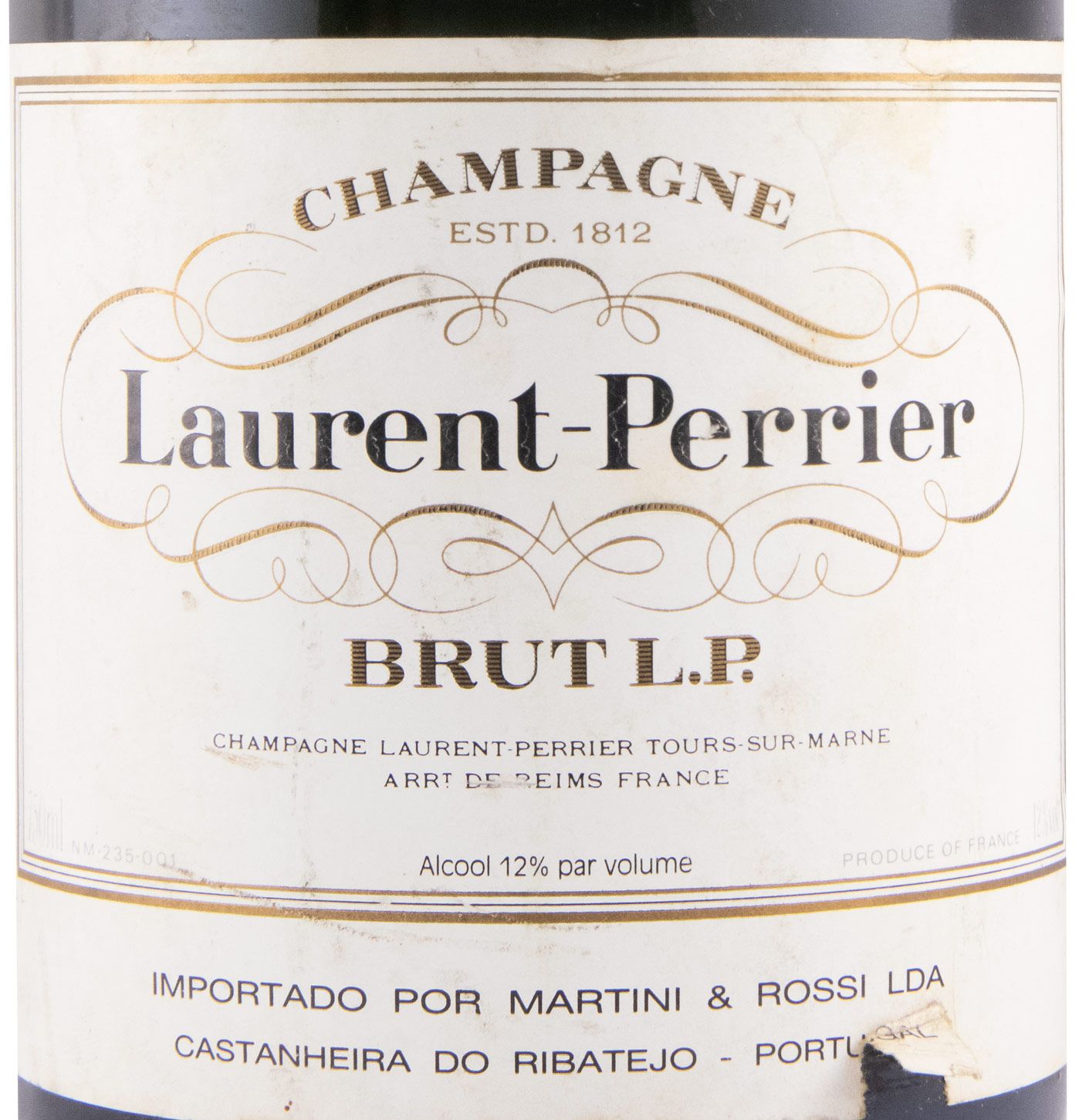 Champagne Laurent-Perrier L.P. Bruto (garrafa antiga)