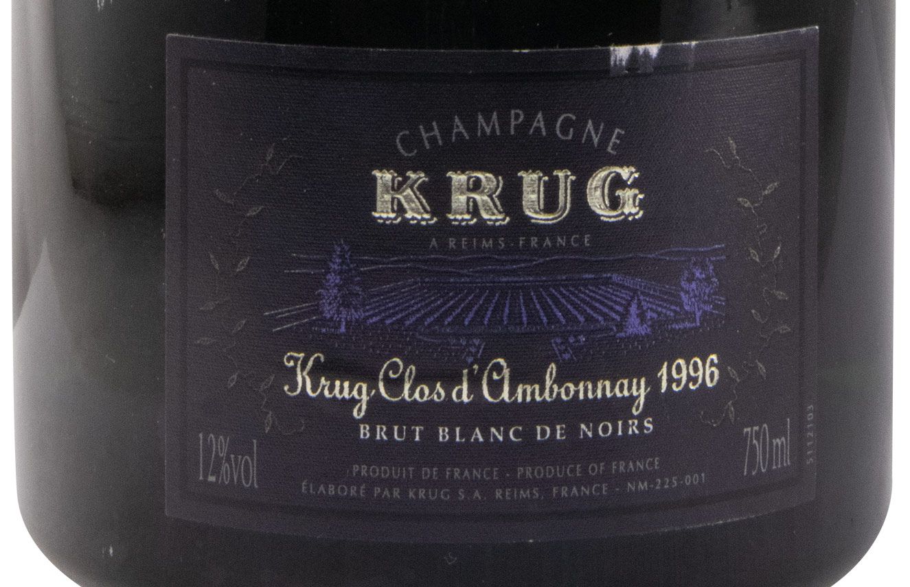 1996 Champagne Krug Clos d'Ambonnay Blanc de Noirs Bruto