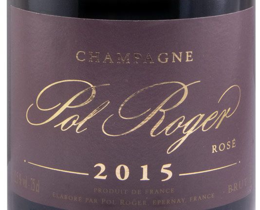 2015 Champagne Pol Roger Bruto rosé