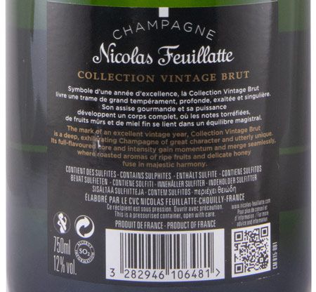 2015 Champagne Nicolas Feuillatte Collection Bruto