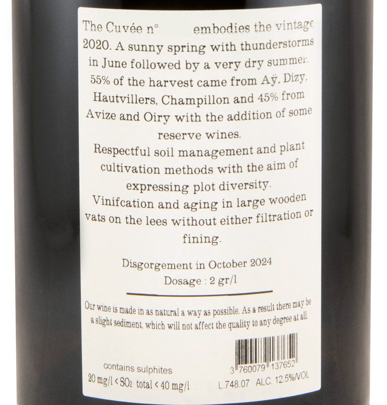 2020 Champagne Jacquesson Cuvée N.º 748 Extra Bruto
