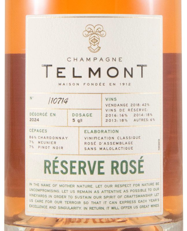 Champagne Telmont Réserve Bruto rosé