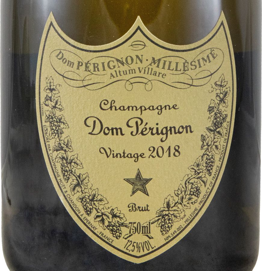2018 Champagne Dom Pérignon Bruto (sem estojo)