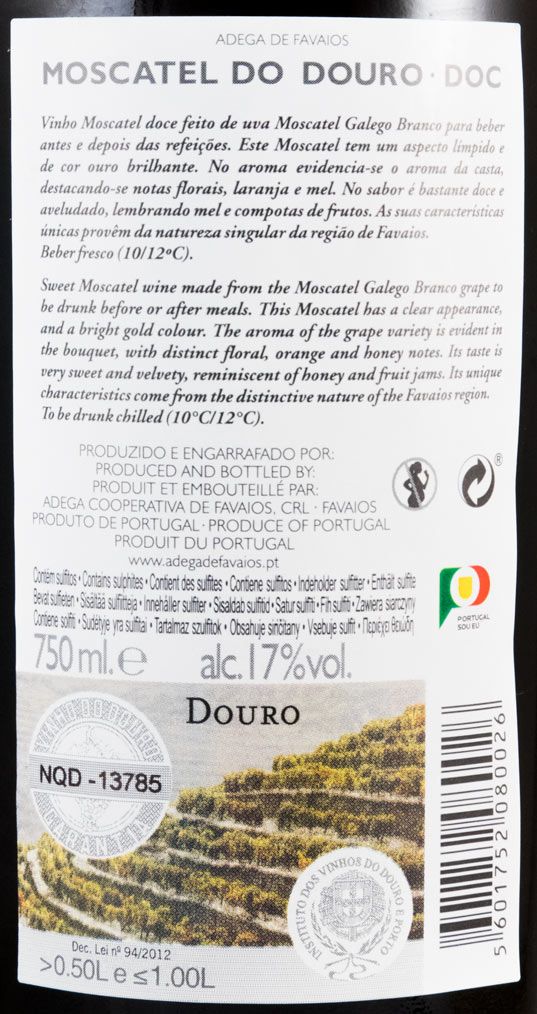 Moscatel do Douro Favaios