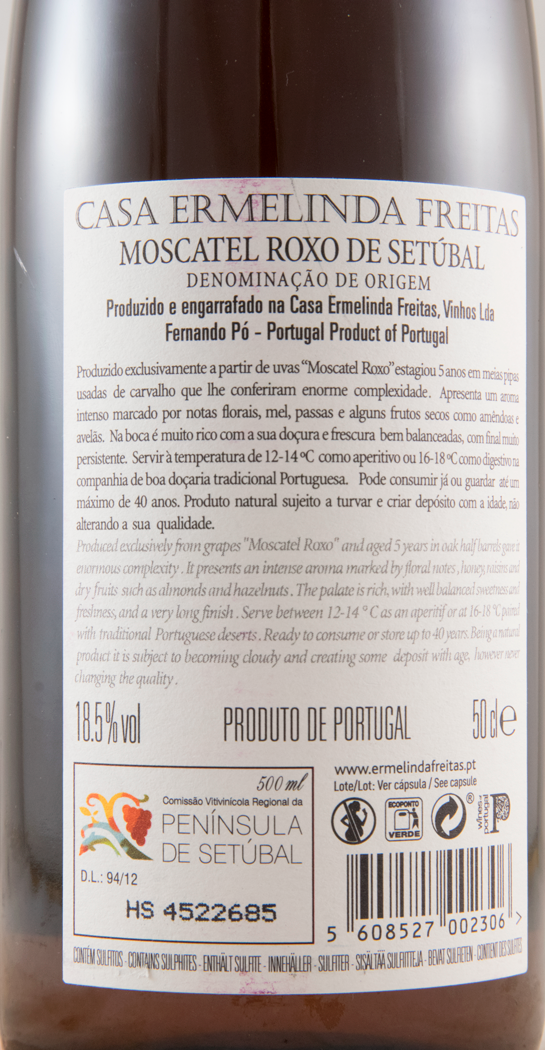 2010 Moscatel Roxo de Setúbal Casa Ermelinda Freitas Superior 50cl