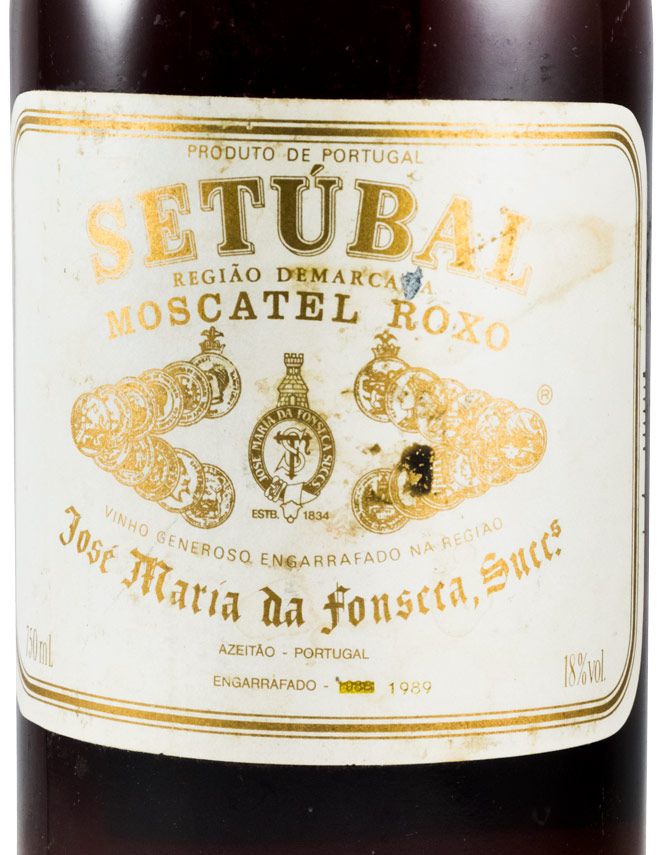 Moscatel Roxo de Setúbal José Maria da Fonseca 20 anos (engarrafado em 1989)