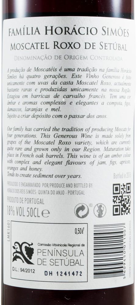 2012 Moscatel Roxo de Setúbal Horácio Simões 50cl