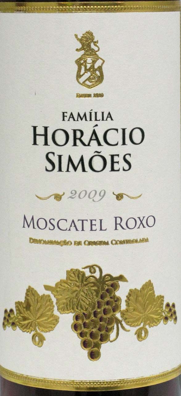 2009 Moscatel Roxo de Setúbal Horácio Simões 50cl