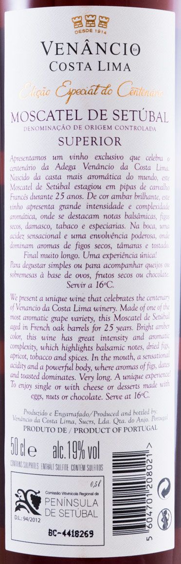 Moscatel de Setúbal Venâncio da Costa Lima 30 years 50cl