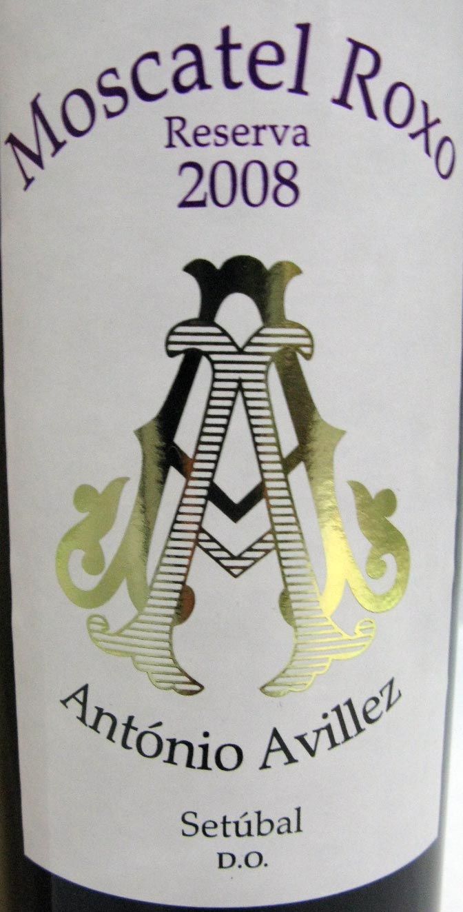 2008 Moscatel Setubal Roxo Reserva Antonio Avillez 50cl