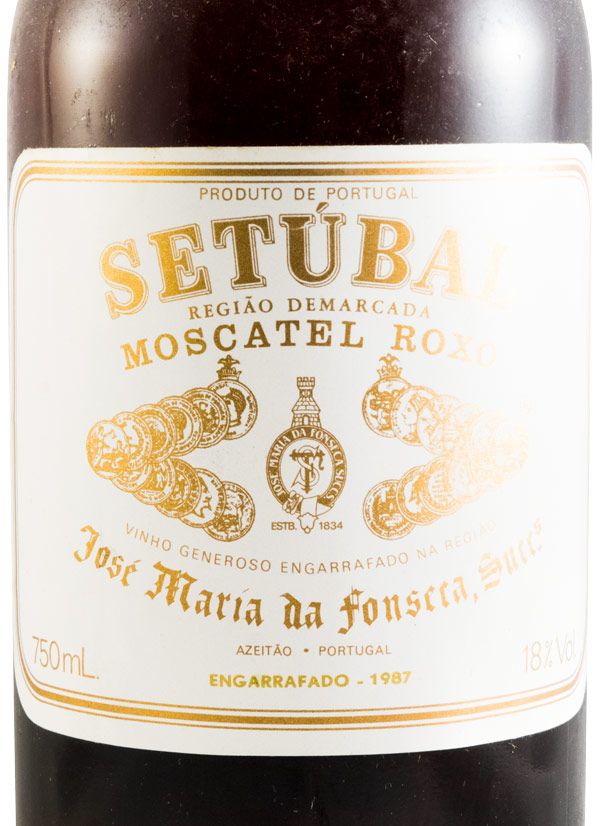 Moscatel Roxo de Setúbal José Maria da Fonseca 20 anos (engarrafado em 1987)
