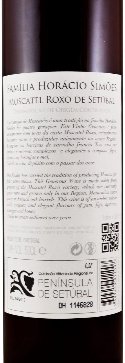 2010 Moscatel Roxo de Setúbal Horácio Simões 50cl