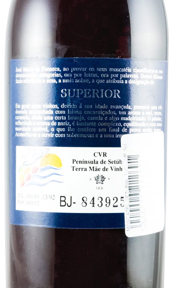 1965 Moscatel de Setúbal José Maria da Fonseca Superior 50cl