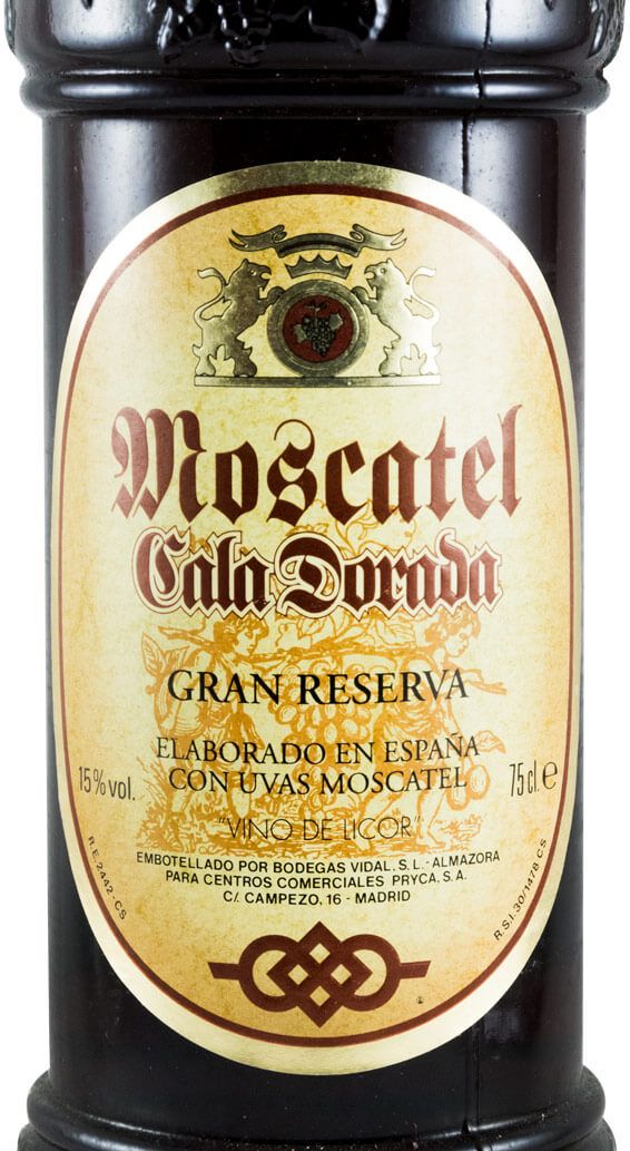 Moscatel Gran Reserva Cala Dorada Bodegas Vidal