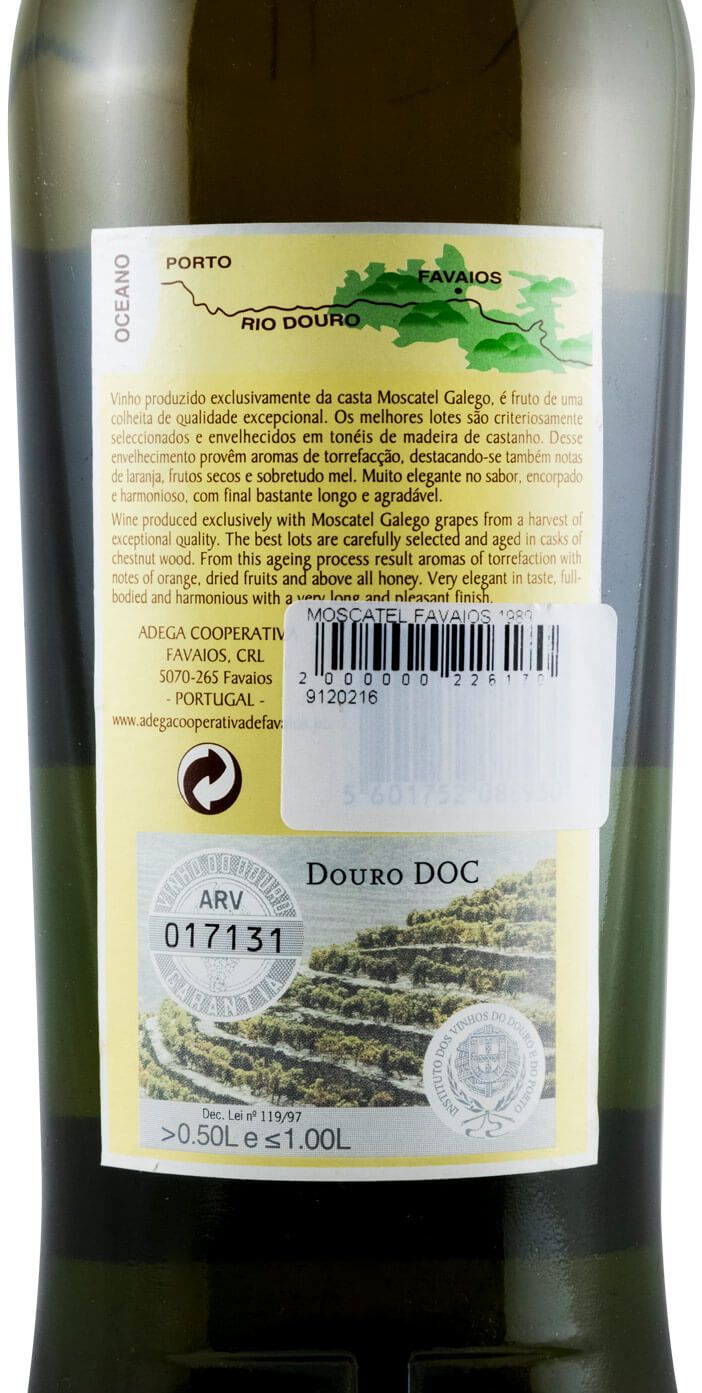1989 Moscatel do Douro Favaios