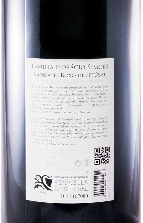 Moscatel Roxo de Setúbal Horácio Simões 3L