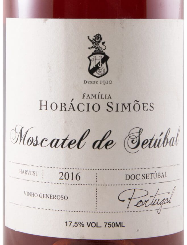 2016 Moscatel de Setúbal Horácio Simões