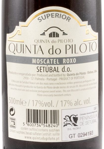 2013 Moscatel Roxo de Setúbal Quinta do Piloto Superior 50cl