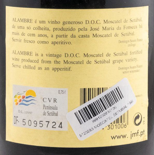 1999 Moscatel de Setúbal José Maria da Fonseca