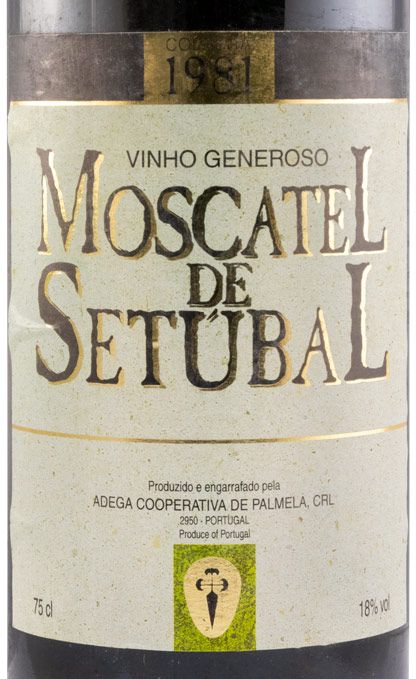 1981 Moscatel de Setúbal Adega Cooperativa de Palmela