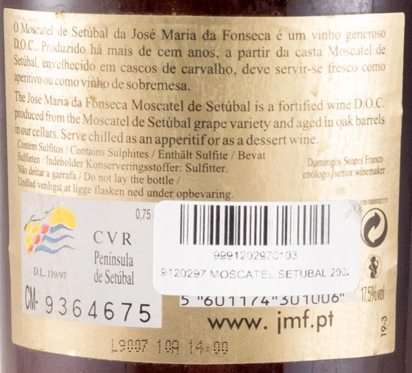 2002 Moscatel de Setúbal José Maria da Fonseca