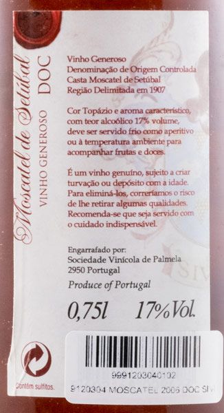 2006 Moscatel de Setúbal Sociedade Vinícola de Palmela