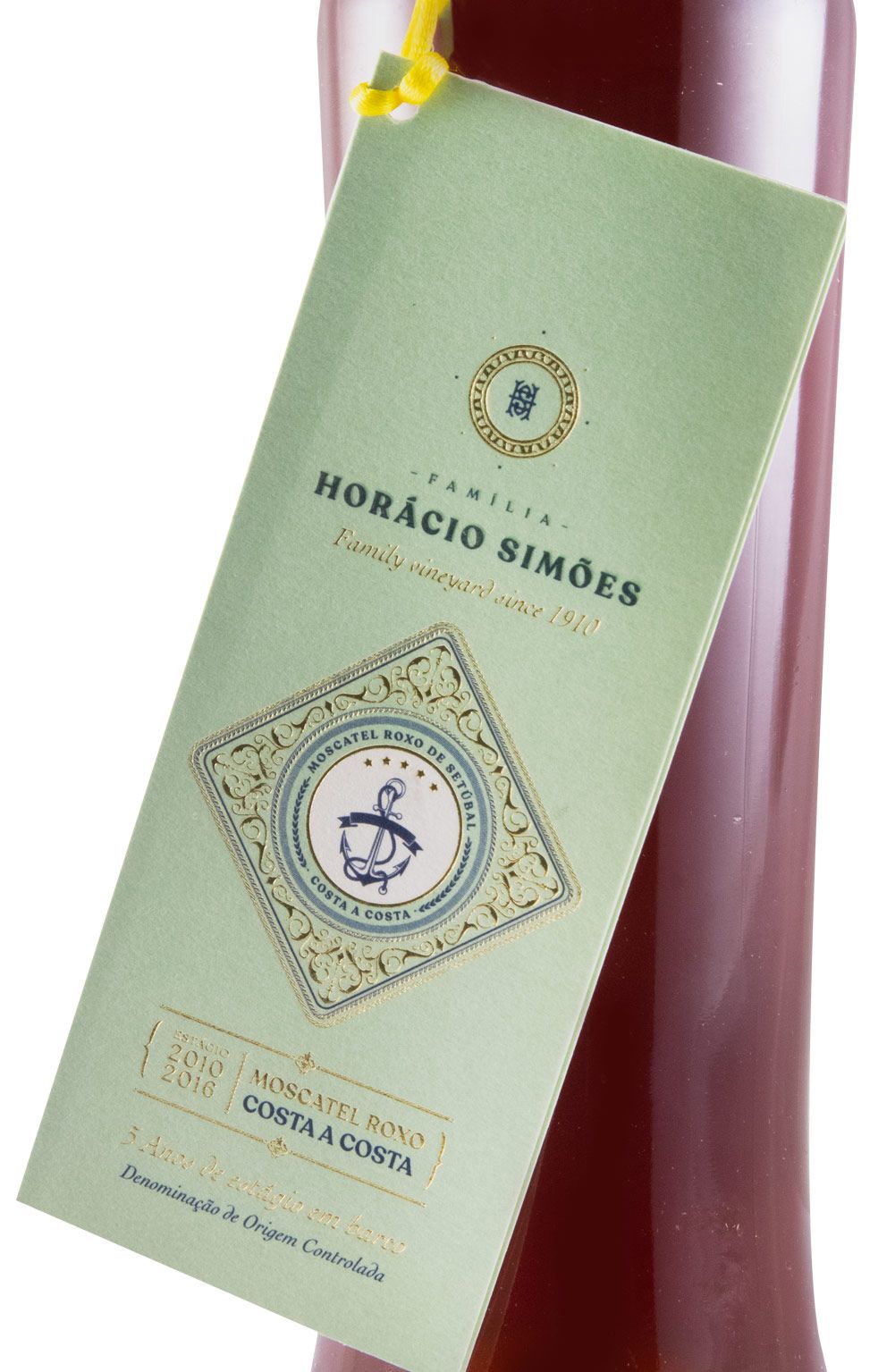 Conjunto Moscatel Roxo de Setúbal Horácio Simões Costa a Costa e Testemunho 2x50cl