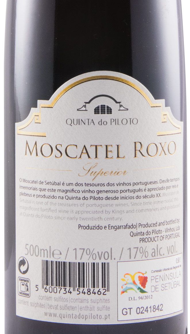 Moscatel Roxo de Setúbal Quinta do Piloto Superior 10 anos