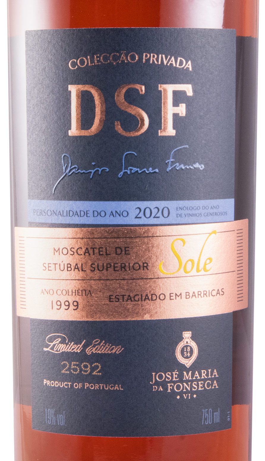 1999 Moscatel de Setúbal José Maria da Fonseca DSF Sole Armagnac & Cognac Limited Edition