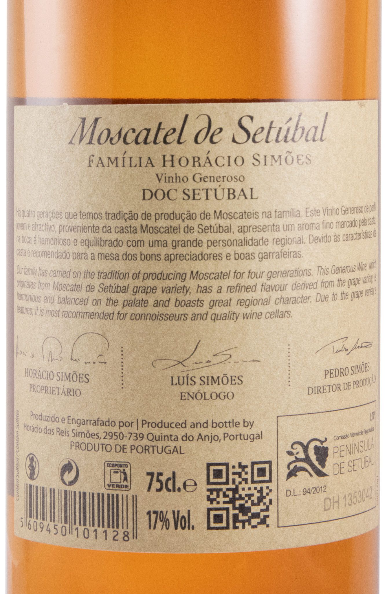 2019 Moscatel de Setúbal Horácio Simões