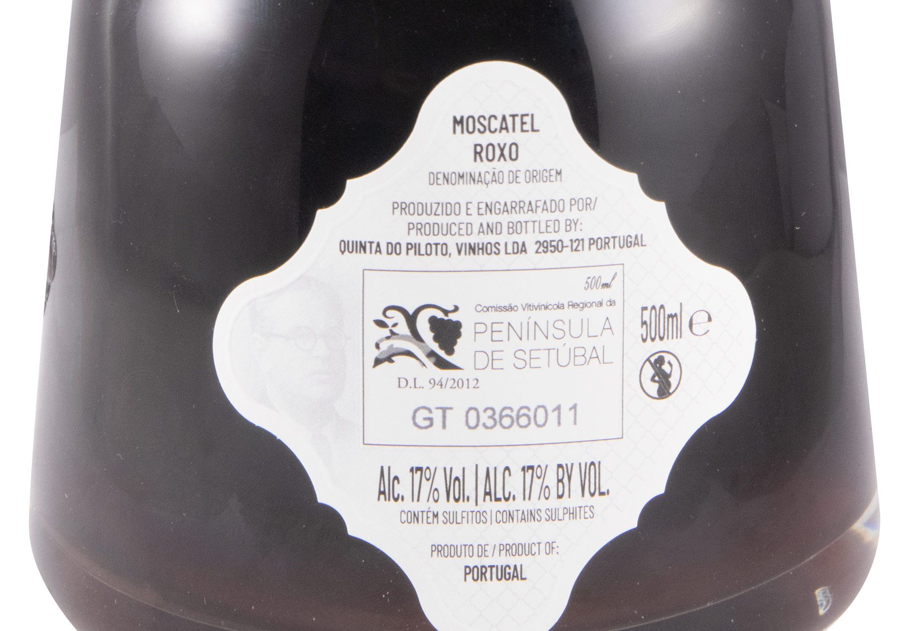 Moscatel Roxo de Setúbal Quinta do Piloto Coleção da Família Edição Limitada 11/25 (engarrafado em 2021) 50cl