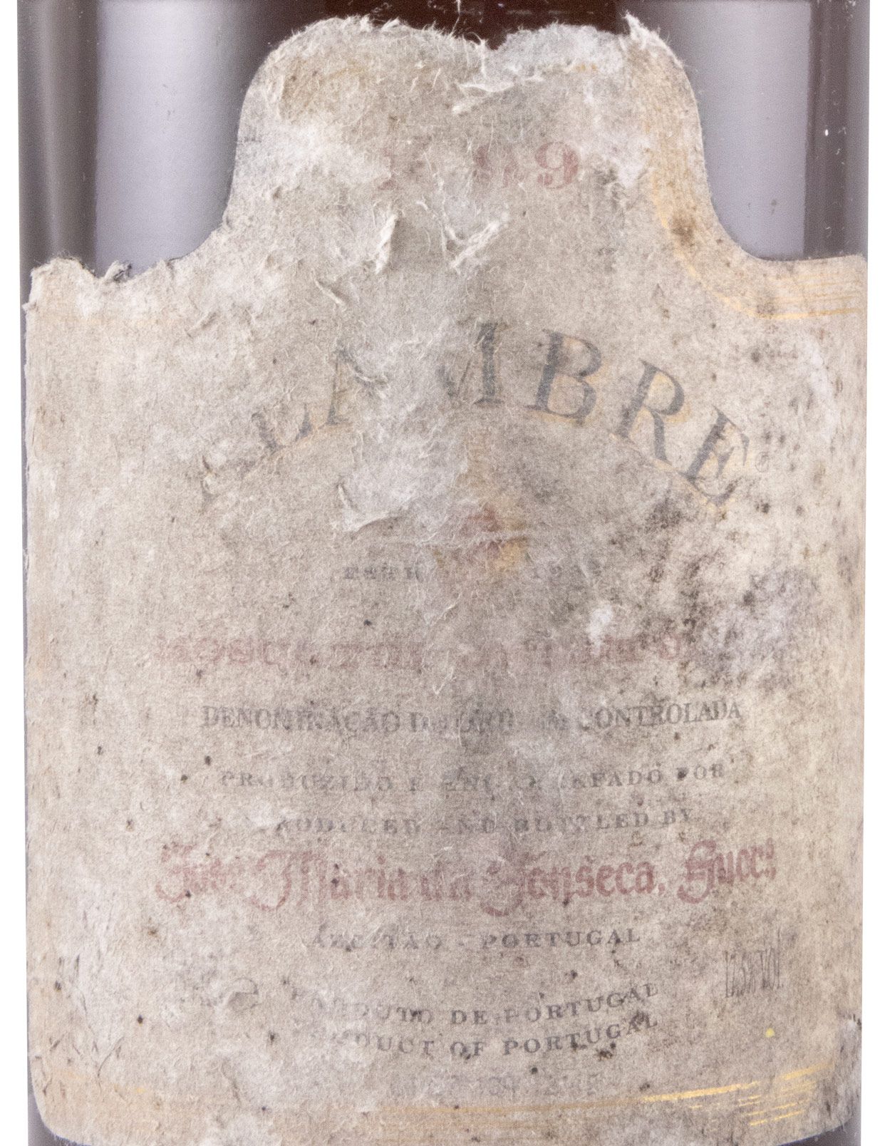 1999 Moscatel de Setúbal José Maria da Fonseca Alambre (rótulo danificado)