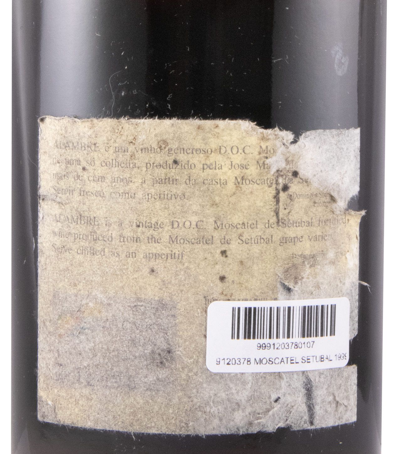 1999 Moscatel de Setúbal José Maria da Fonseca Alambre (rótulo danificado)
