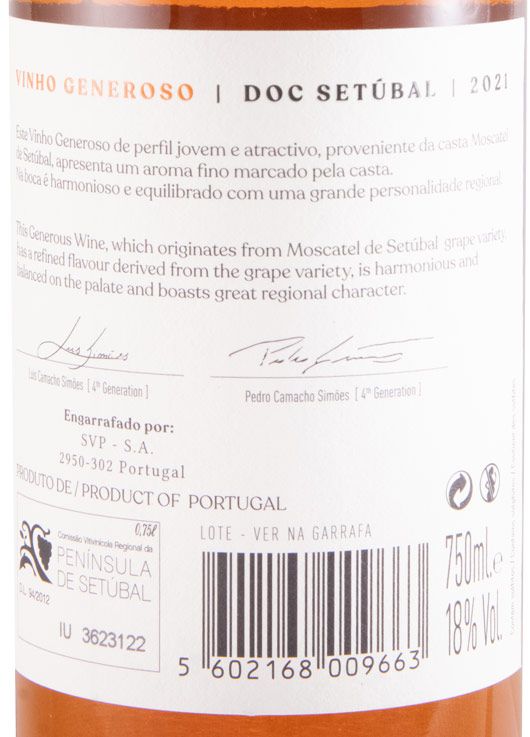 2021 Moscatel de Setúbal Horácio Simões