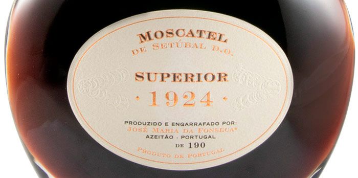 1924 Moscatel de Setúbal José Maria da Fonseca Superior 50cl